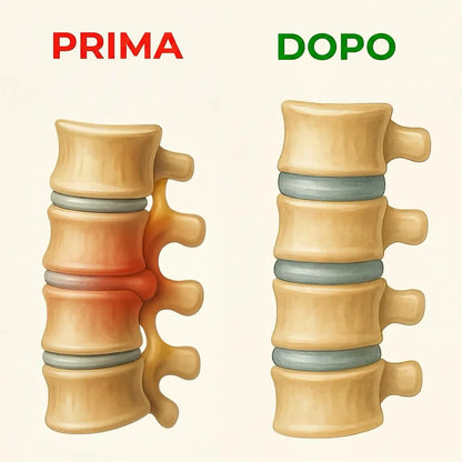 Vertebre prima e dopo